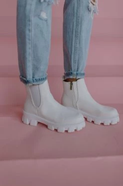 Henly SALE *Macey Boot In Ivory