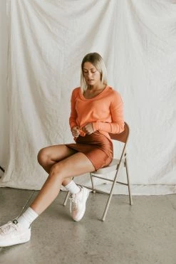 Henly *Free People Colby Long Sleeve In Lipgloss