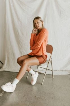 Henly *Free People Colby Long Sleeve In Lipgloss