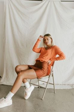 Henly *Free People Colby Long Sleeve In Lipgloss