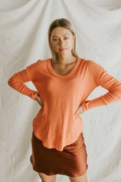 Henly *Free People Colby Long Sleeve In Lipgloss