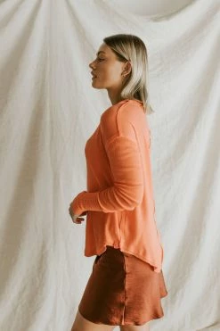 Henly *Free People Colby Long Sleeve In Lipgloss