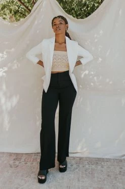 Henly Emory Trousers In Black Pants/Shorts