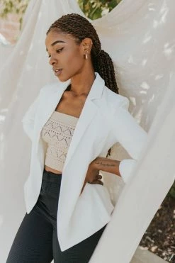 Henly SETS Newport White Blazer