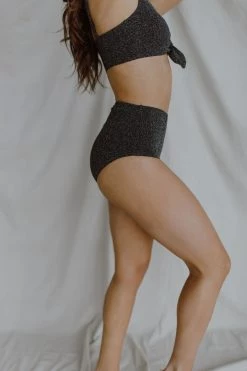 Henly Alba Luxe Swim Bottom In Black