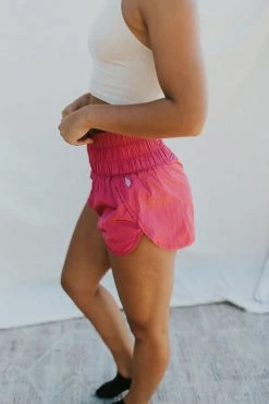 Henly Free People Way Home Short In Wild Raspberry