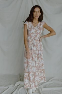 Henly Solstice Maxi In Dusty Peach