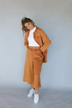 Henly SALE *Layer Up Thermal Pants In Caramel