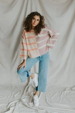 Henly Two Sides Block Sweater