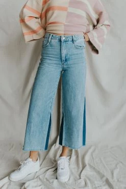 Henly Slit Happens Denim Pants