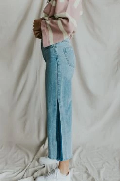 Henly Slit Happens Denim Pants