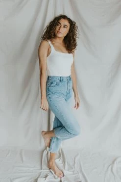 Henly Tops Seamless Bodysuit In Ivory