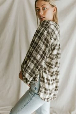 Henly Bowie Plaid Blouse