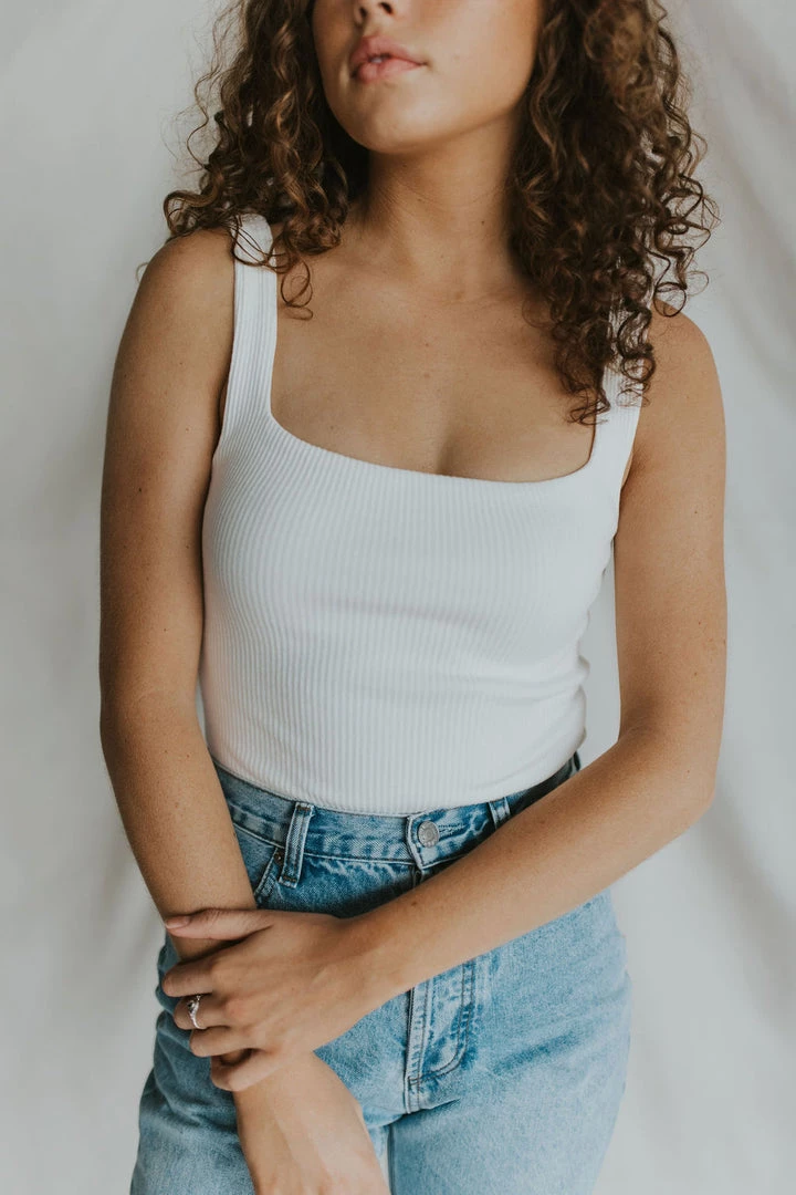 Henly Tops Seamless Bodysuit In Ivory