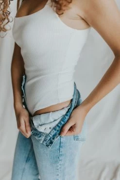 Henly Tops Seamless Bodysuit In Ivory