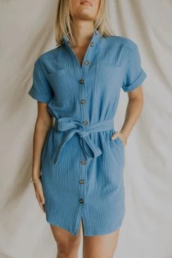 Henly Dresses Bridget Gauze Shirt Dress