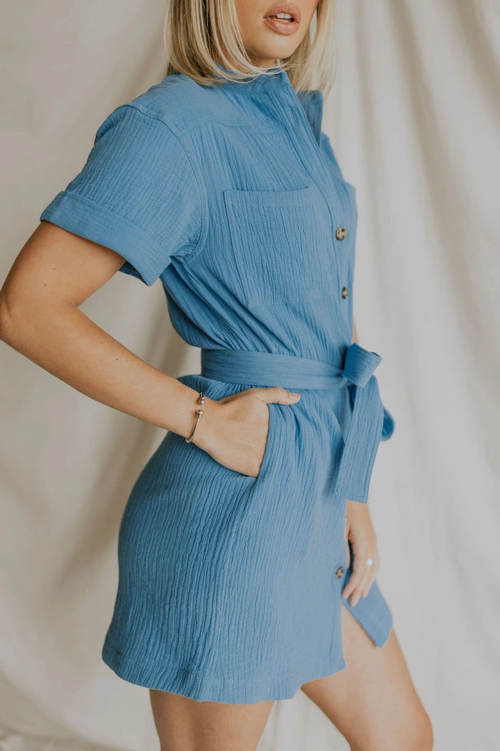 Henly Dresses Bridget Gauze Shirt Dress