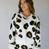Henly *Leo Leopard Sweater In Ivory