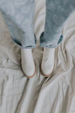 Henly Alejandro Platform Boot In Ivory Shoes
