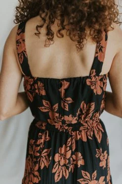 Henly Hibiscus Hideaway Woven Top Crop SETS