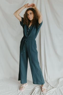 Henly Ready To Go Jumpsuit In Navy