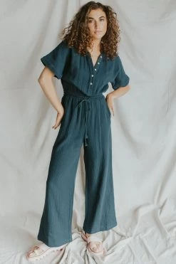 Henly Ready To Go Jumpsuit In Navy