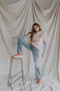 Henly Graphics Self Love Club Tee In Pink