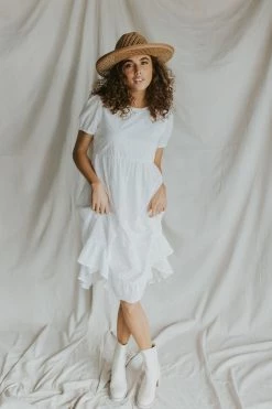 Henly Dresses Eyes On Me Lace Dress In White