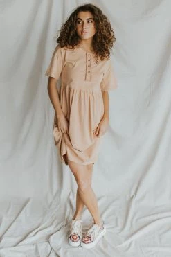 Henly Dev Babydoll In Dusty Peach