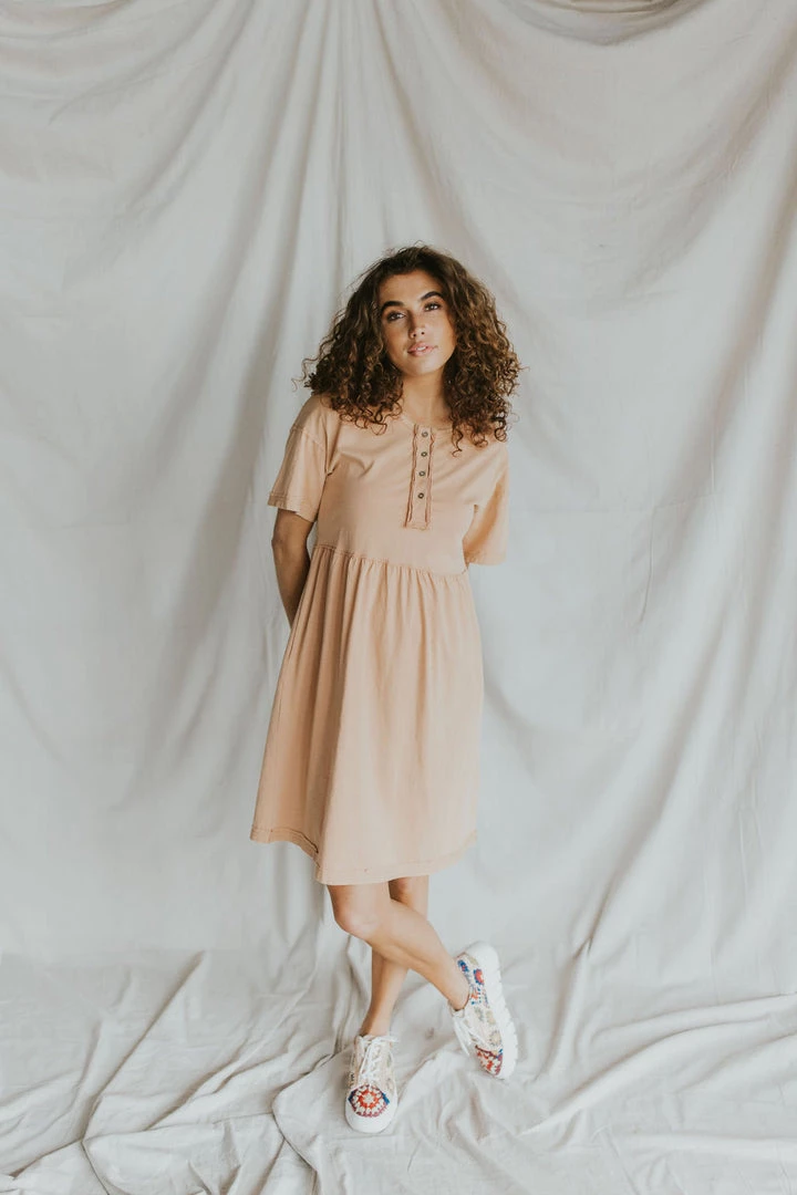 Henly Dev Babydoll In Dusty Peach