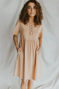 Henly Dev Babydoll In Dusty Peach