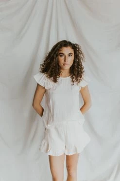 Henly Flutter By Gauze Blouse