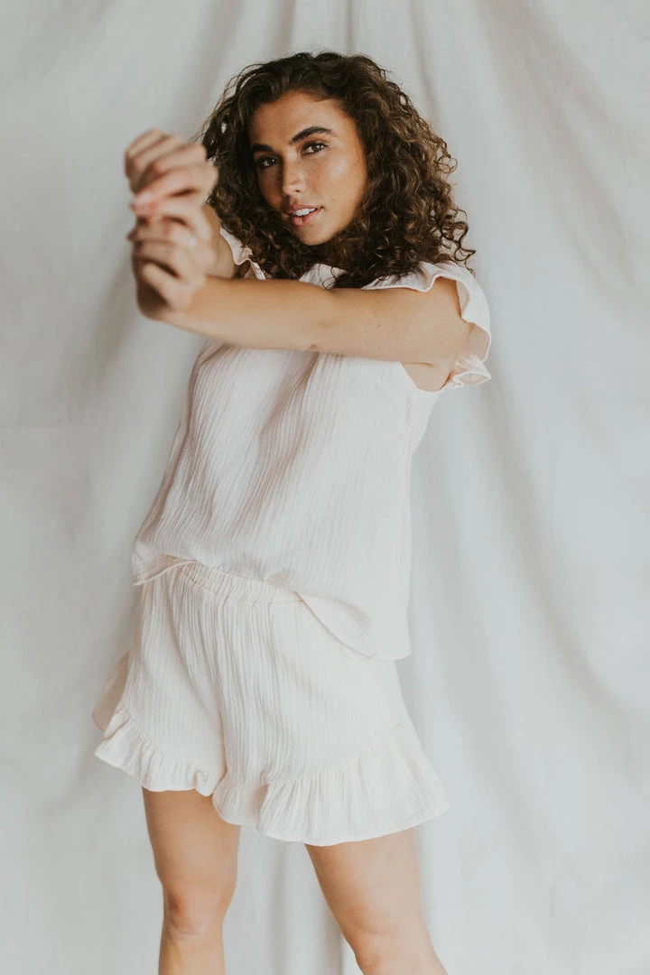 Henly Flutter By Gauze Shorts SETS