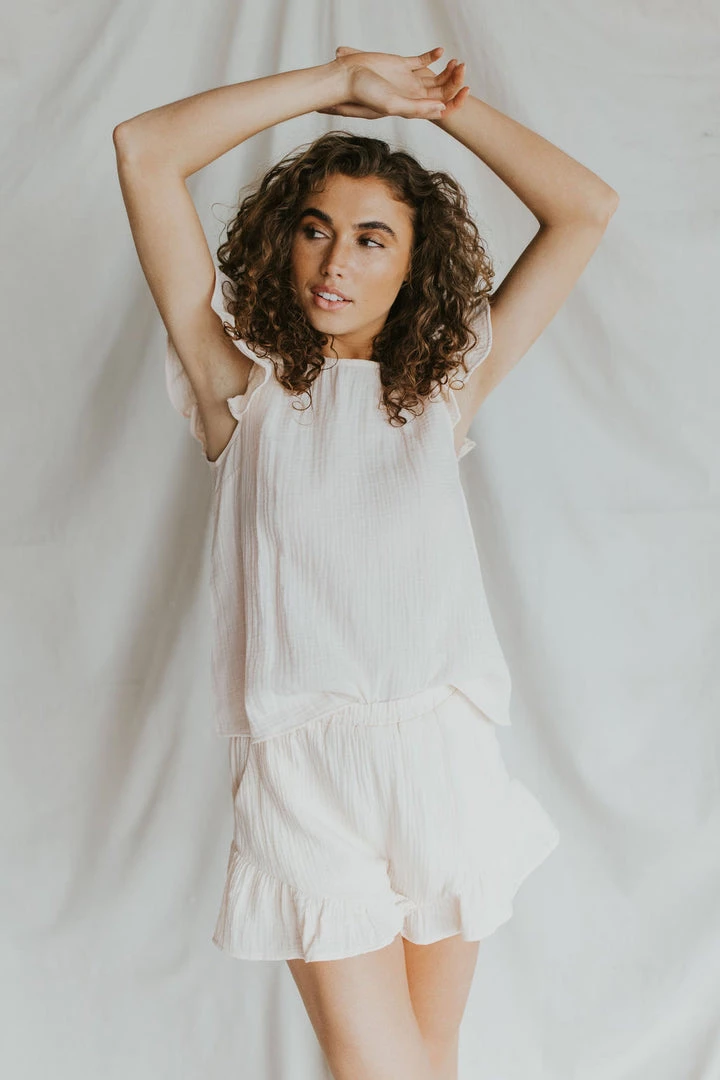 Henly Flutter By Gauze Shorts SETS