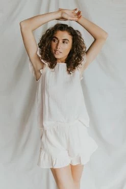 Henly Flutter By Gauze Blouse