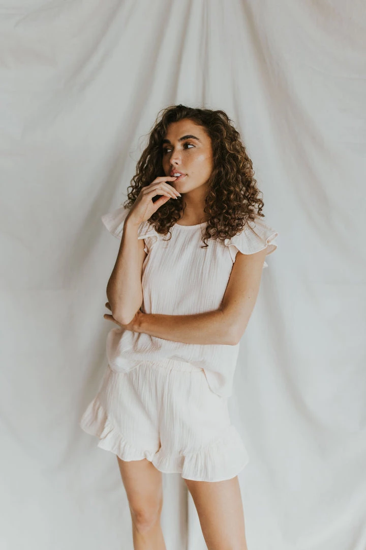 Henly Flutter By Gauze Shorts SETS