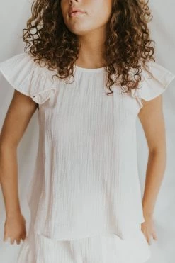 Henly Flutter By Gauze Blouse