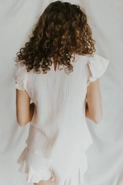 Henly Flutter By Gauze Blouse