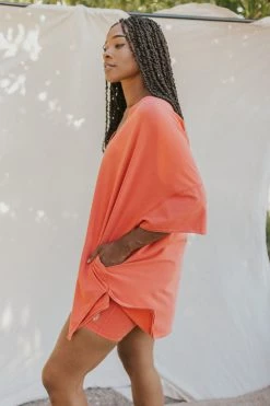 Henly SETS Free People Hot Shot Reversible Set In Grapefruit