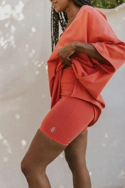 Henly SETS Free People Hot Shot Reversible Set In Grapefruit