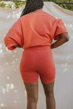 Henly SETS Free People Hot Shot Reversible Set In Grapefruit