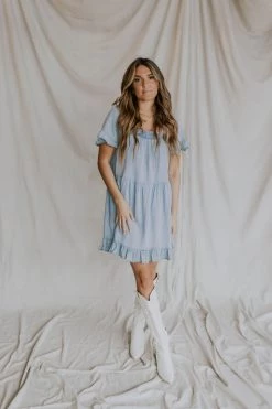 Henly Lara Chambray Tencel Dress Dresses