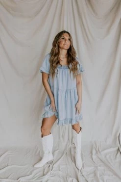 Henly Lara Chambray Tencel Dress Dresses