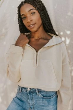 Henly Free People Kitty Pullover In White Swan