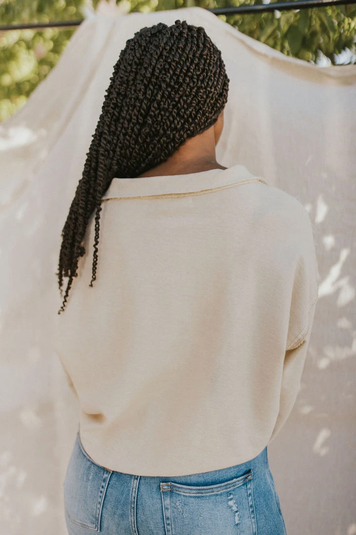 Henly Free People Kitty Pullover In White Swan