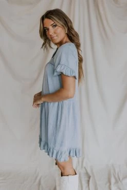 Henly Lara Chambray Tencel Dress Dresses