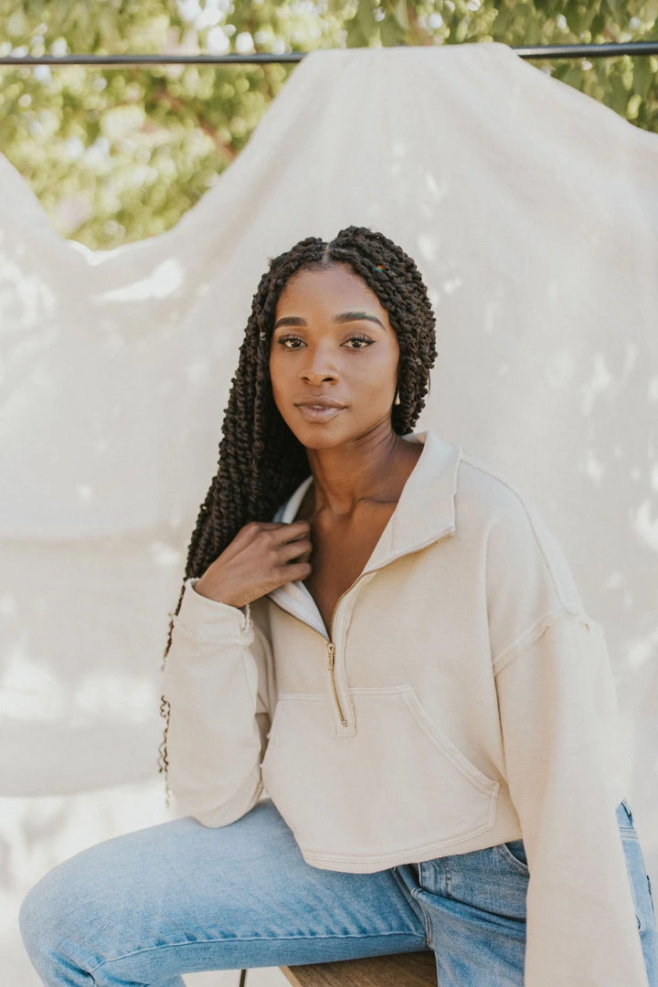 Henly Free People Kitty Pullover In White Swan