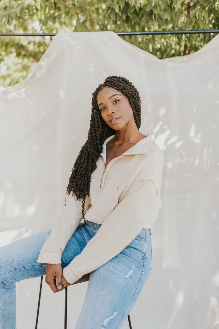 Henly Free People Kitty Pullover In White Swan