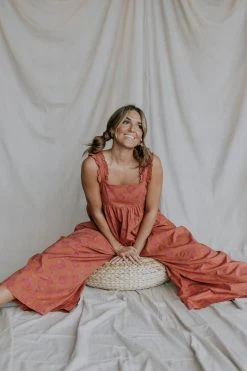 Henly Jumpsuits Free People Katya Jumpsuit In Coffee Combo