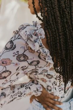 Henly Free People Brunch Date Bodysuit In Ivory